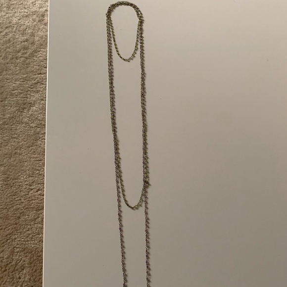 Chan Luu Mystic Matt black Bead Long Necklace